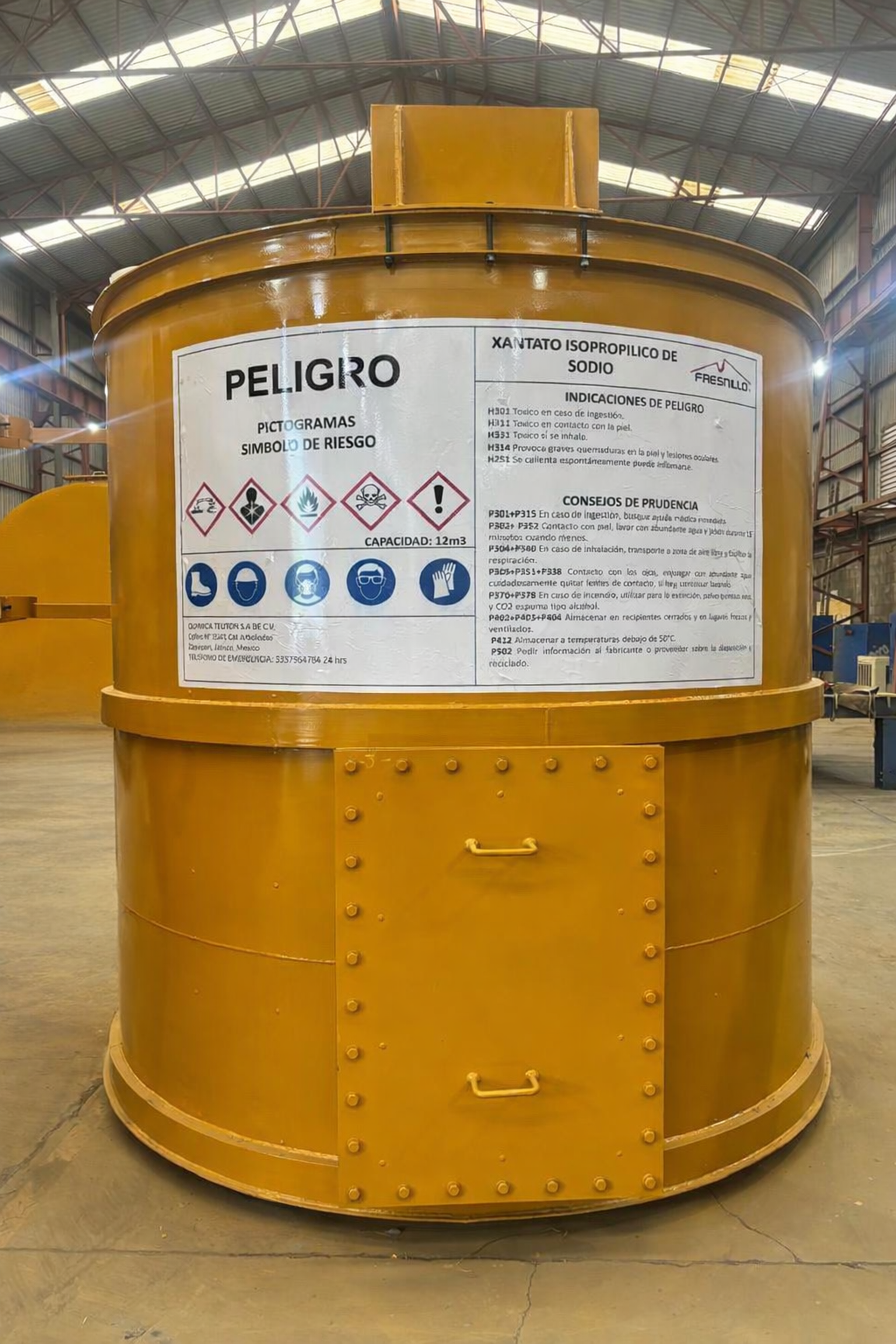 Tanque para Reactivos